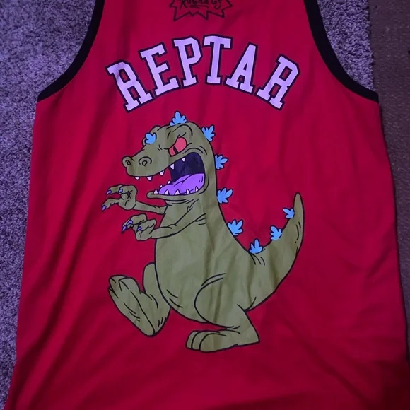Red Rugrats Graphic Tank Top - Picture 2 of 2